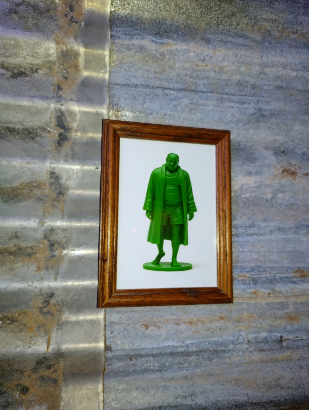 Tony Soprano Plastic Army Man Framed Art Print By Neon Nicho